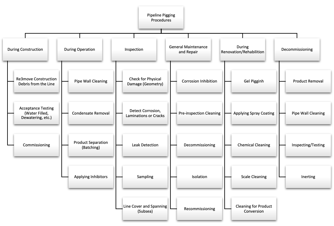 Pipeline Pigging Procedures