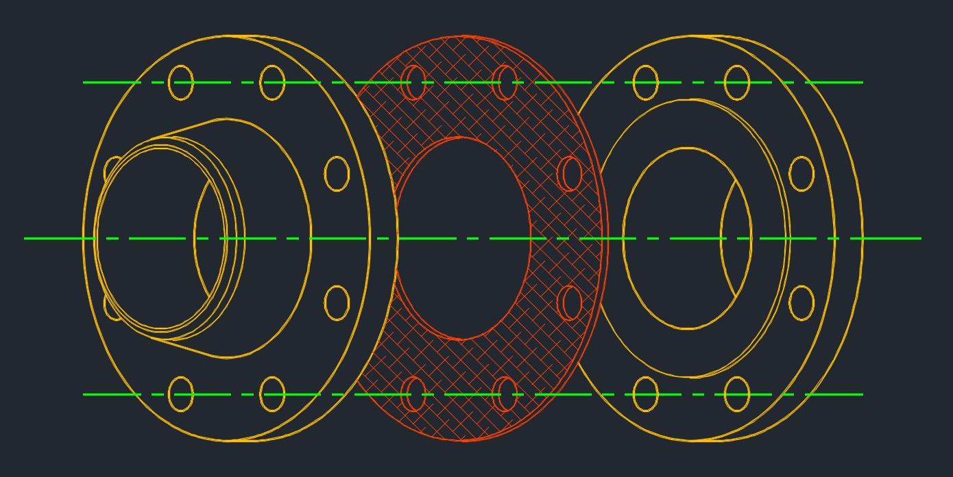 Full Face Gasket Drawing