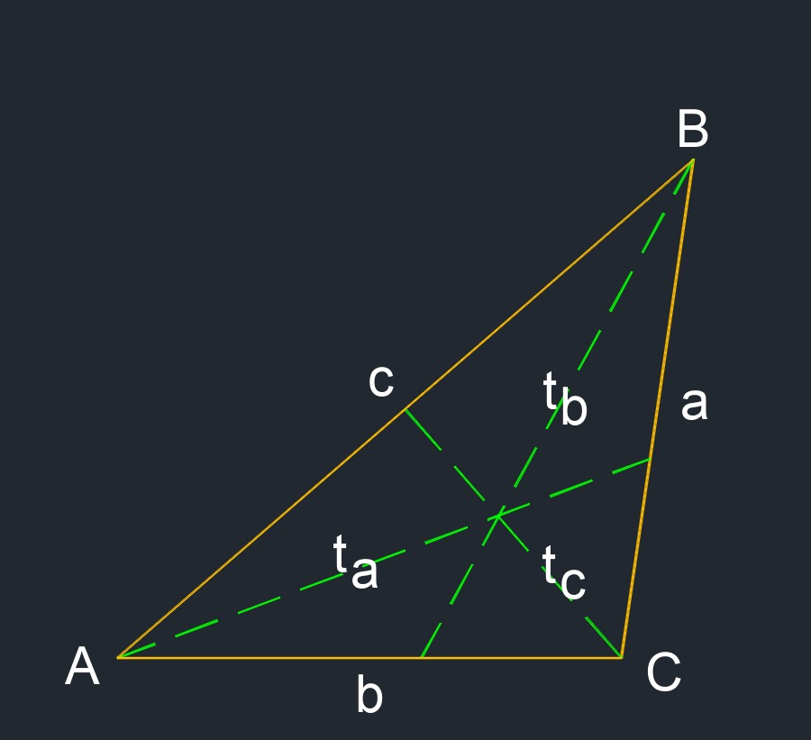 obtuse triangle angle bisector 1