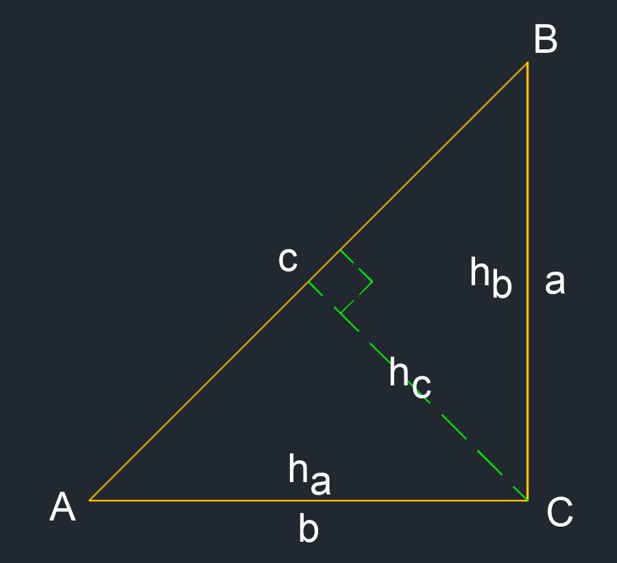 right isosceles triangle 4h