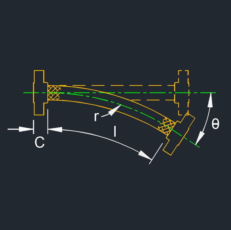 flex connector angular deflection 1