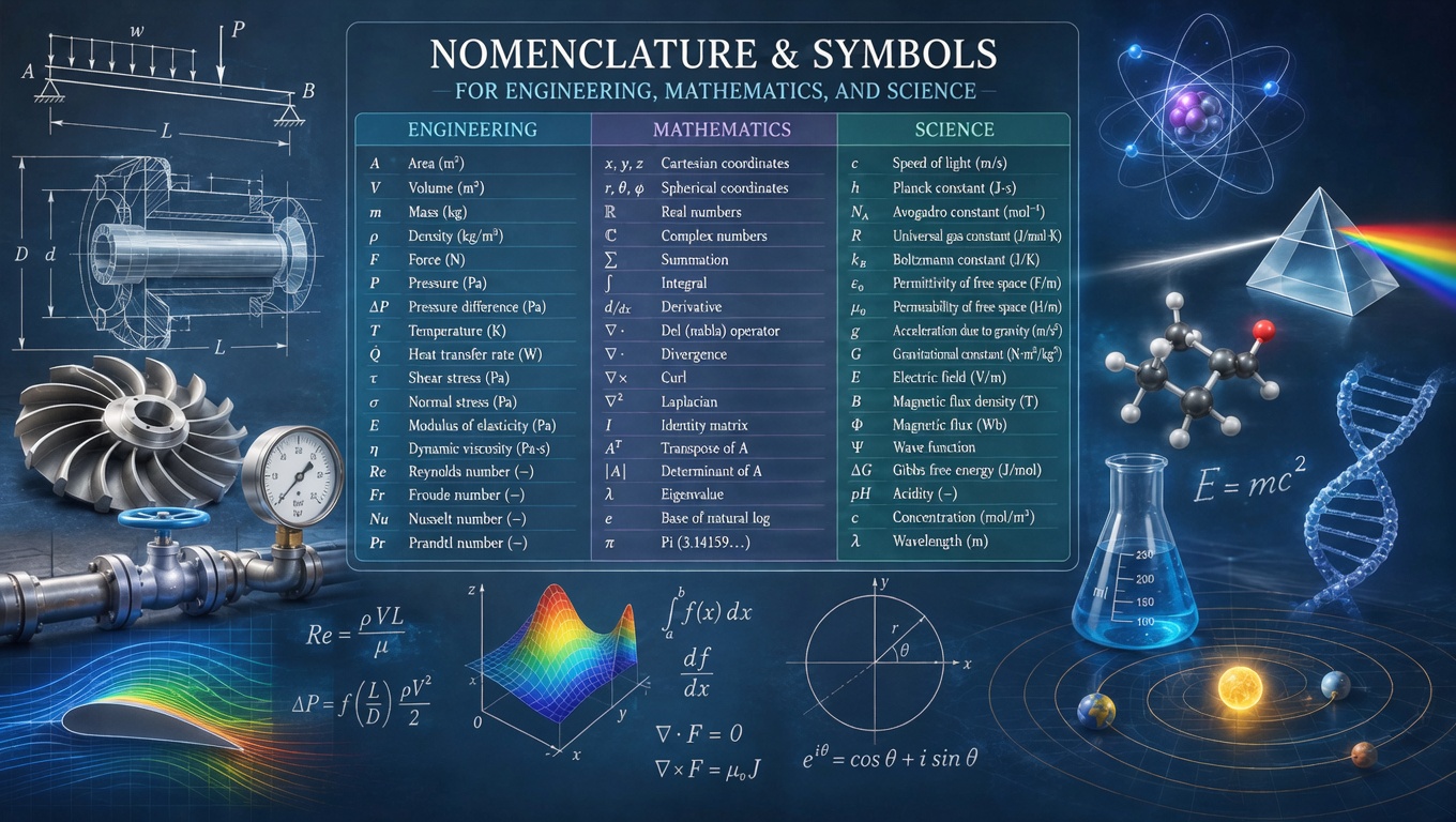 Nomenclature Symbols 1